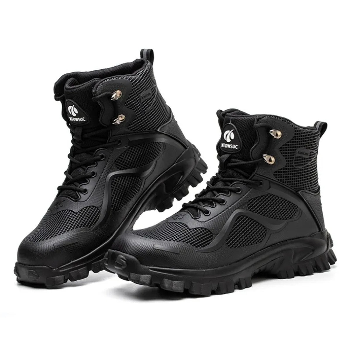 RewanPro Ammut – buty robocze S3, czarne, widok trzy czwarte