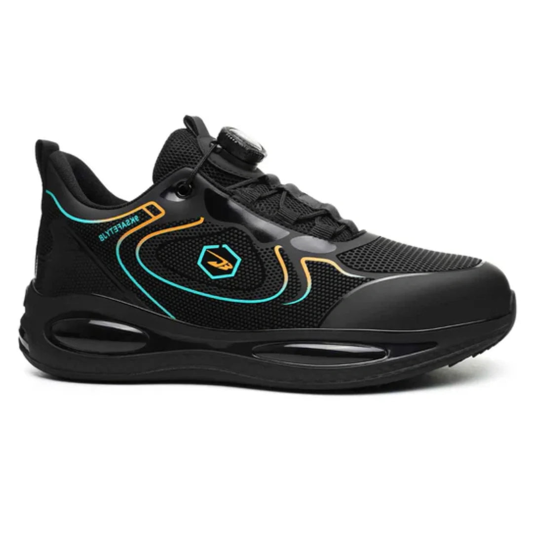 RewanPro Apex wodoodporne buty robocze czarne, widok produktowy