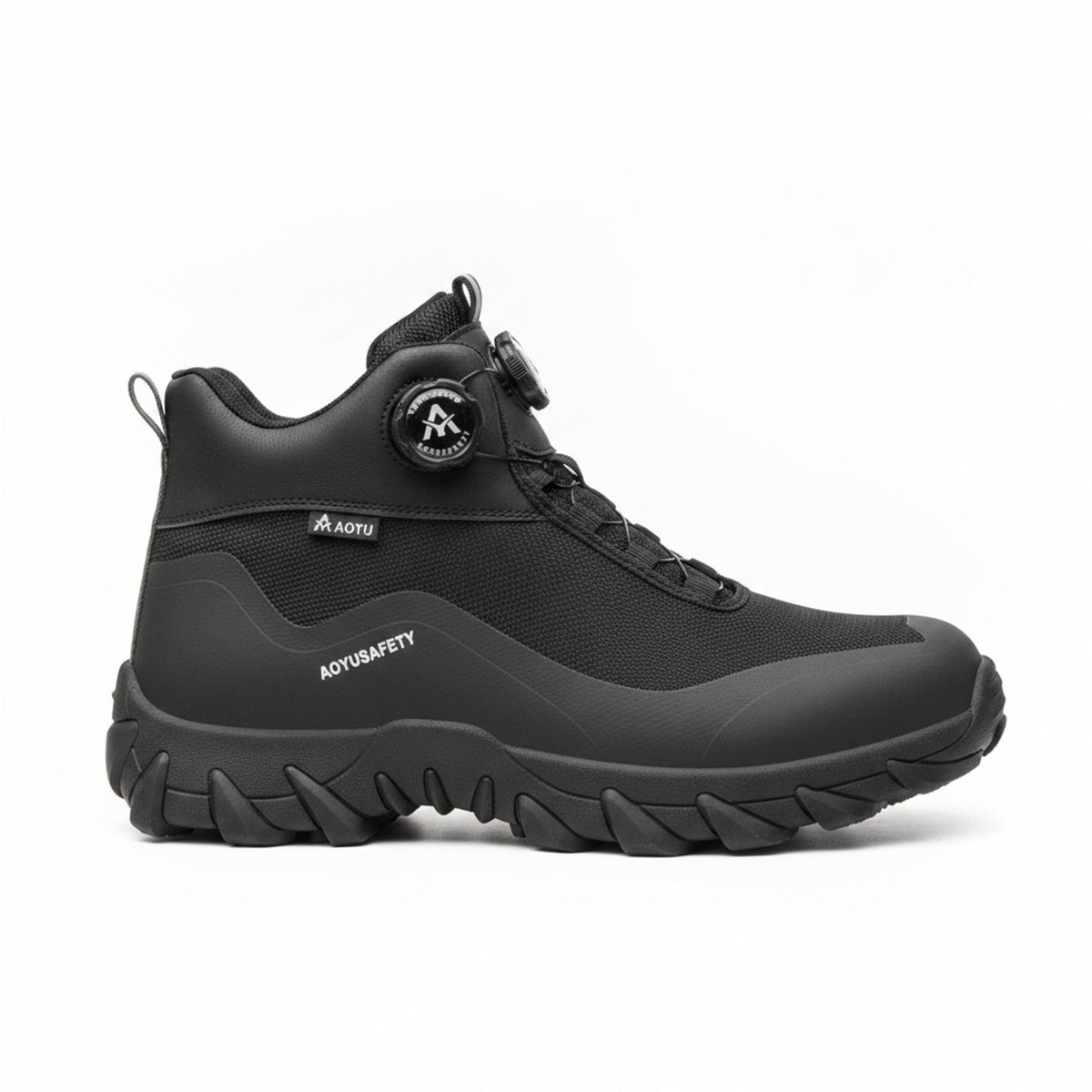 RewanPro Arot – ocieplane buty robocze S3, czarne, widok z boku