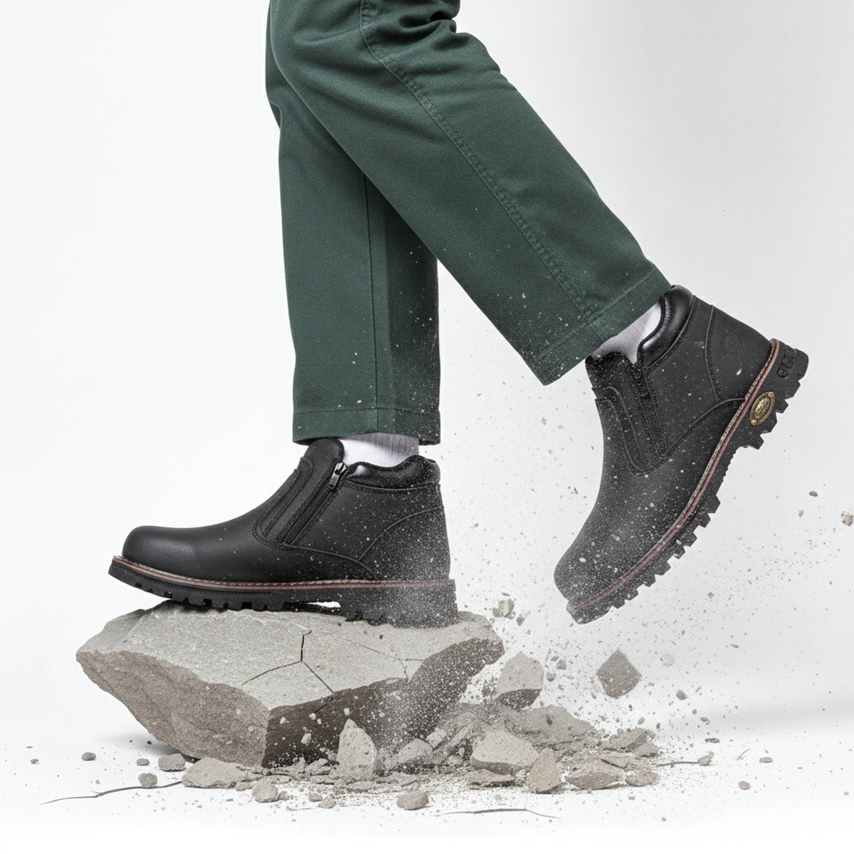 RewanPro Evo – buty robocze S3, czarne, rozbijany kamień