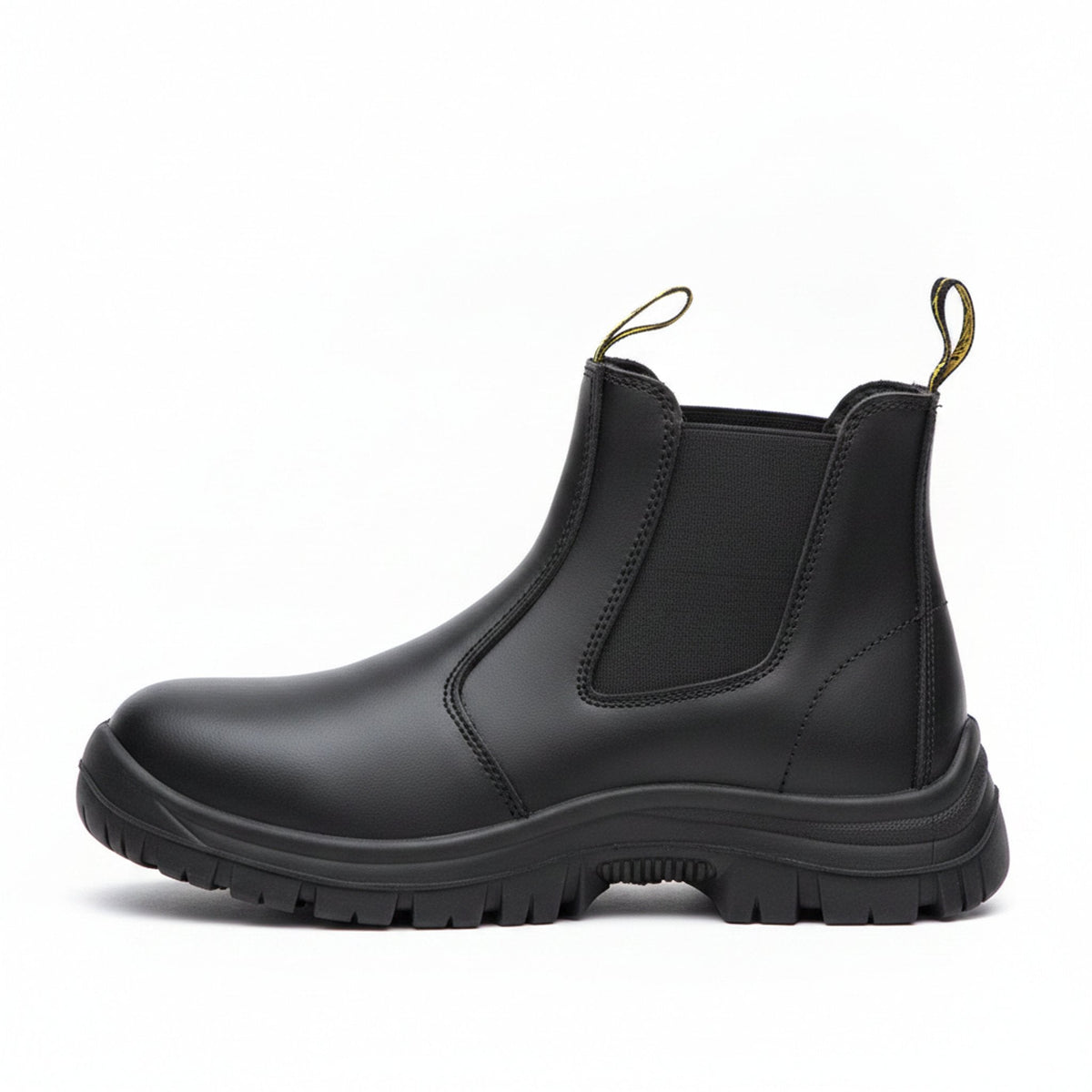RewanPro Frex G – wsuwane buty robocze S3, czarne, widok z boku