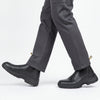 RewanPro Frex G – wsuwane buty robocze S3, czarne, krok, widok z boku