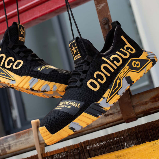 RewanPro Graffiti - letni but roboczy S1P, ujęcie z boku