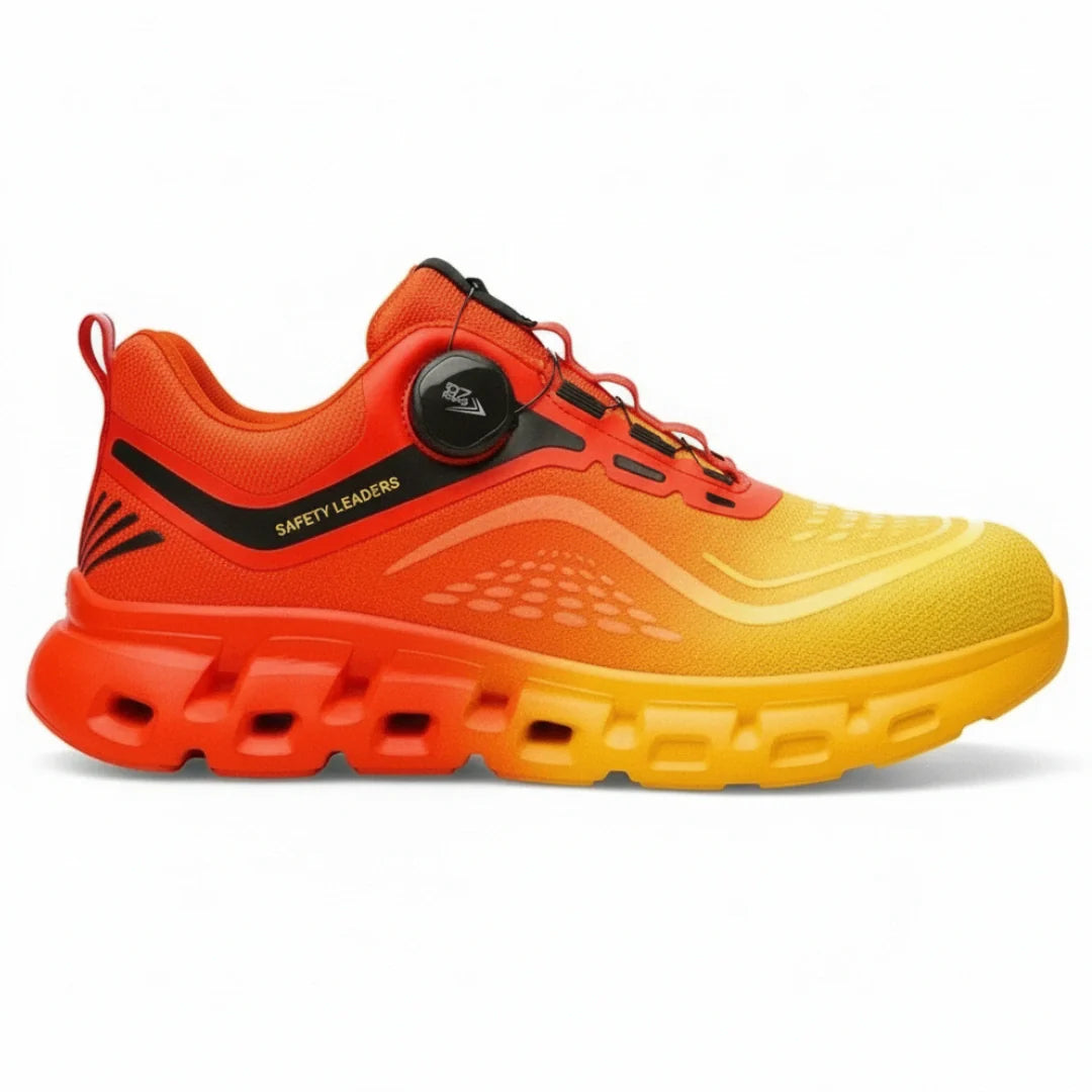 RewanPro GripX buty robocze pomarańczowo-czerwone – widok produktowy