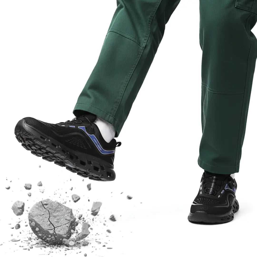 RewanPro GripX buty robocze stąpające po kamieniu – antypoślizgowa i odporna na uderzenia podeszwa