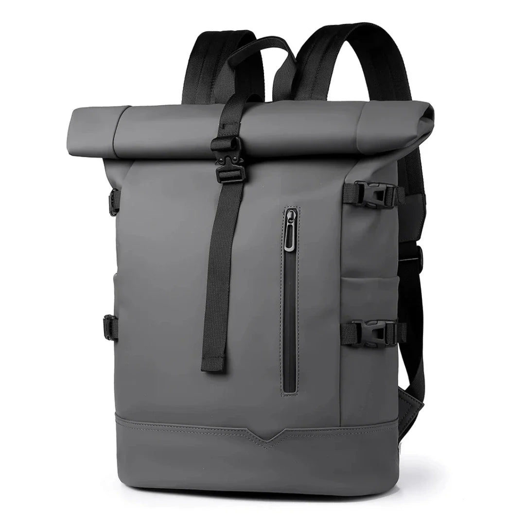 RewanPro Impact - plecak roll-top ciemnoszary, minimalistyczny design