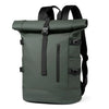 RewanPro Impact - plecak roboczy zielony khaki, wodoodporny z roll-top