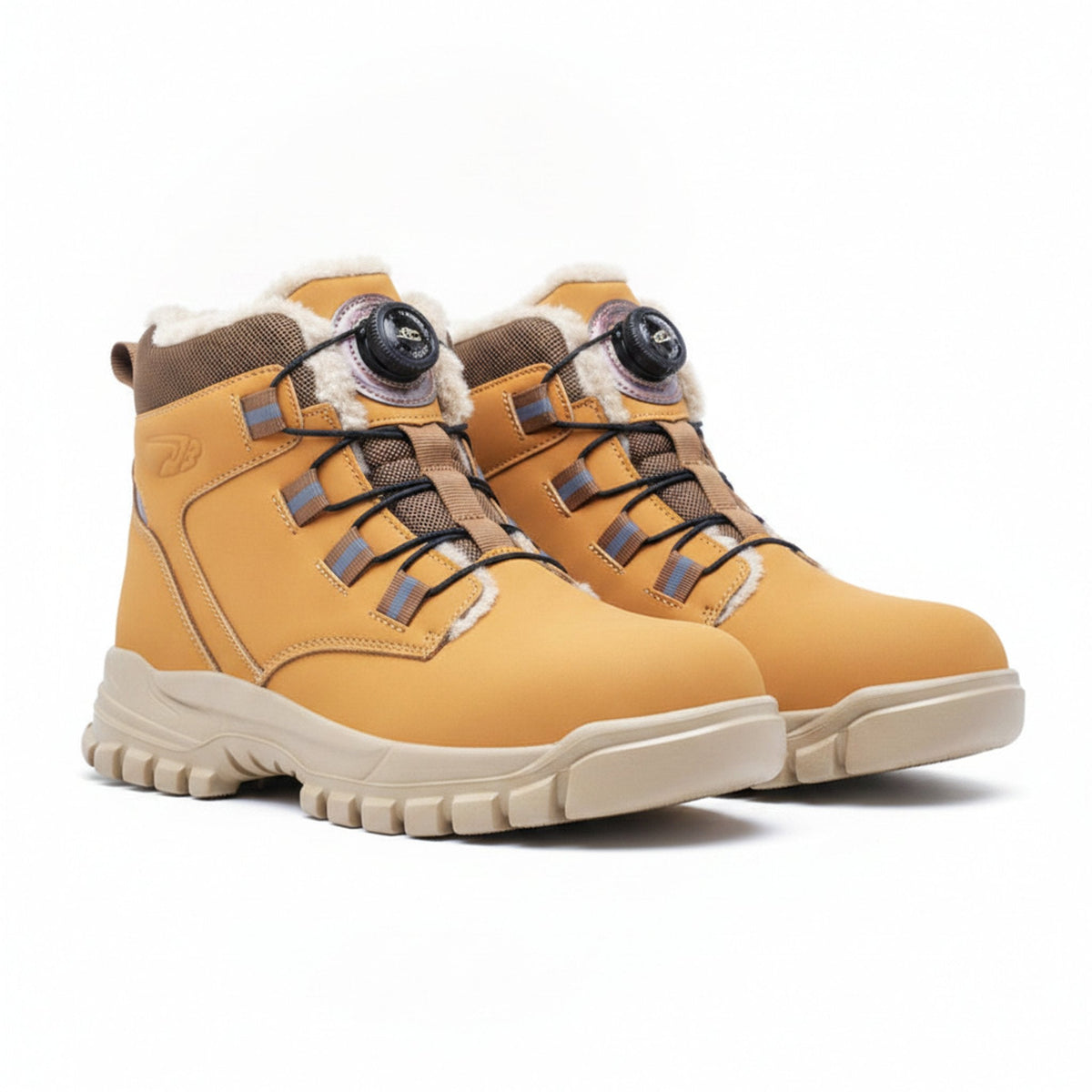 RewanPro Knob – zimowe buty robocze S3, brązowe, para butów
