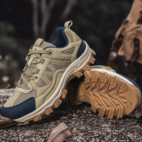 RewanPro Koala buty trekkingowe khaki, przedstopie uniesione — test elastyczności