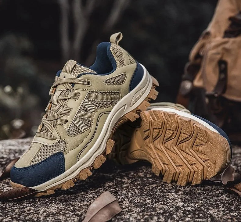 RewanPro Koala buty trekkingowe khaki, przedstopie uniesione — test elastyczności