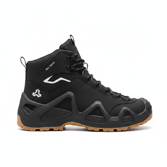 RewanPro Mount – buty trekkingowe, czarne, widok z boku