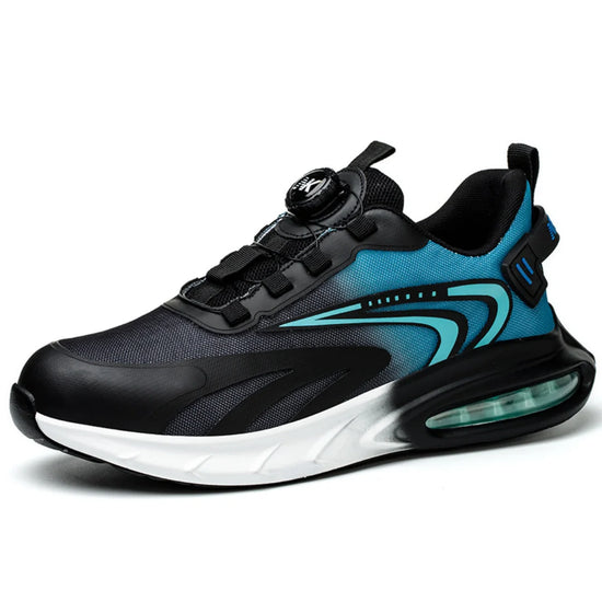 RewanPro Newka Select S3 buty robocze czarno-niebieskie - widok boczny