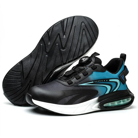RewanPro Newka Select S3 buty robocze czarno-niebieskie - mesh oddychający