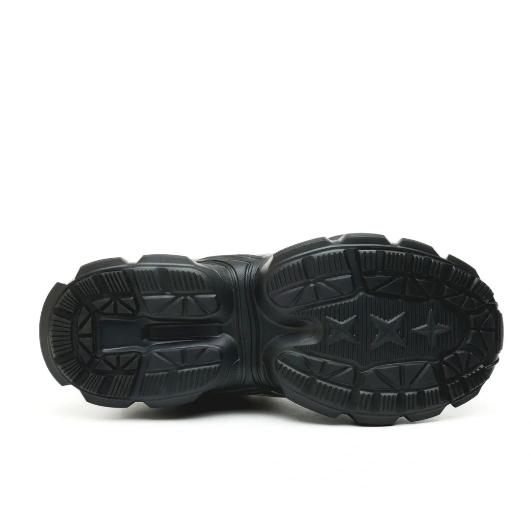 RewanPro Sandex damskie buty robocze czarne - detal stalowego podnoska