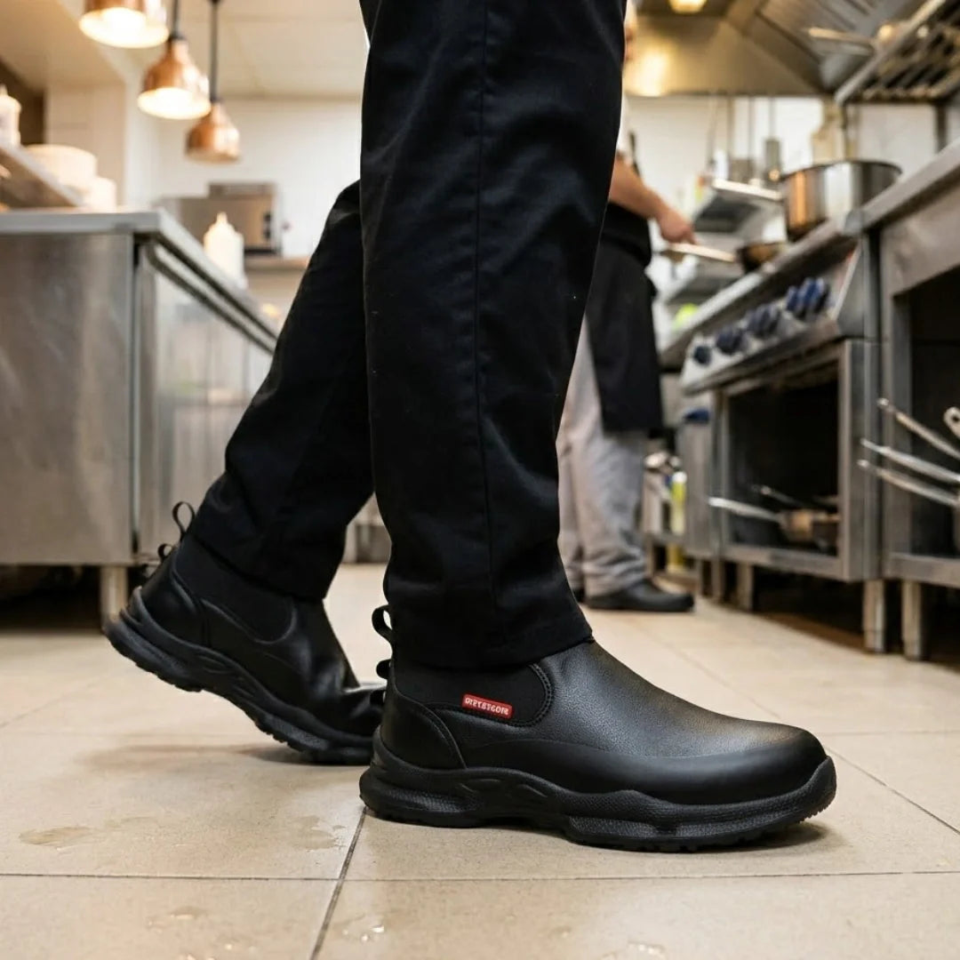 RewanPro SerialChef buty robocze S3 czarne - użytkowanie codzienne