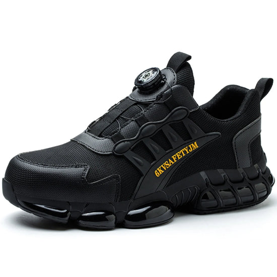 RewanPro Vector S3 buty robocze czarne – widok z boku