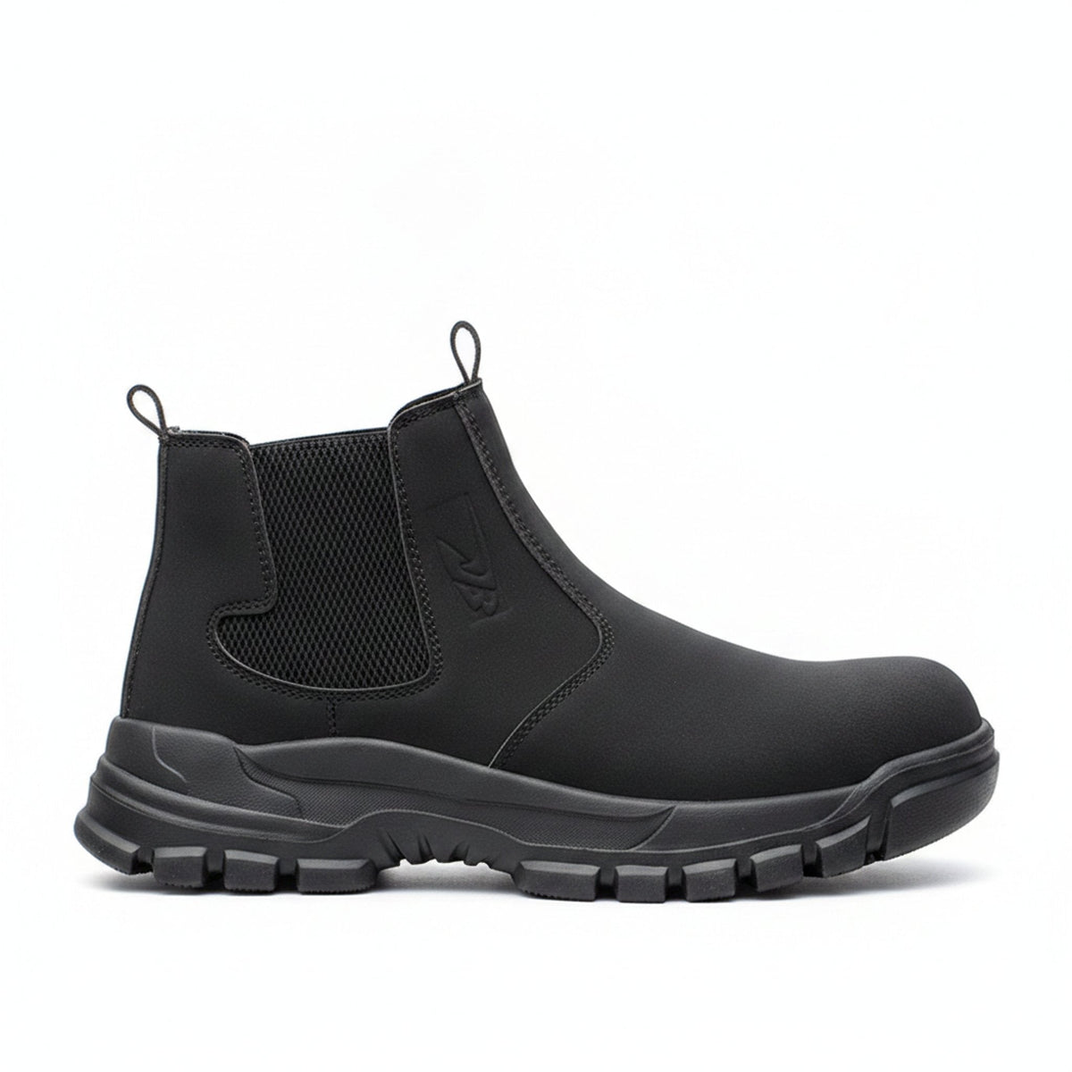 RewanPro Velar – wodoodporne buty robocze S3, czarne, widok z boku