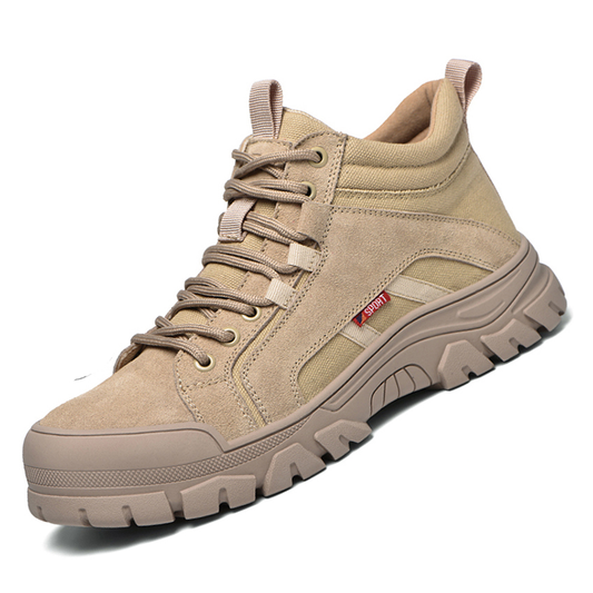 RewanPro ViberGX - but roboczy beżowy Anti-Smash z podeszwą kevlar, styl casual, hero z boku