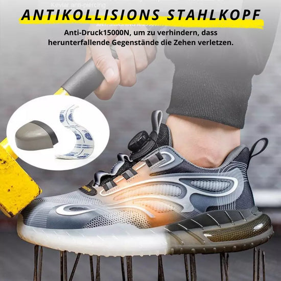 RewanPro Z1000 S1P buty robocze — test obciążenia stalowego podnoska