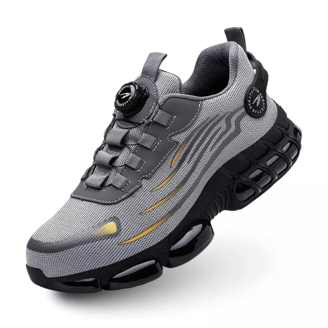 Buty robocze S3 Z90 RewanPro, ultralekkie, stalowy podnosek, szare