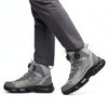 RewanPro Z91 – zimowe buty robocze S1P, szare, krok, widok z boku