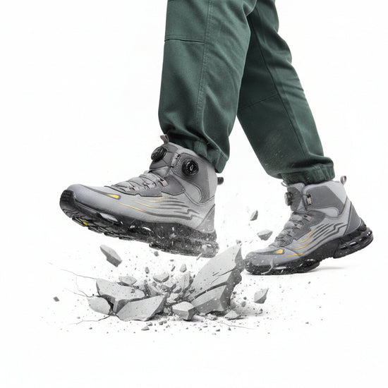 RewanPro Z91 – zimowe buty robocze S1P, szare, rozbijany kamień