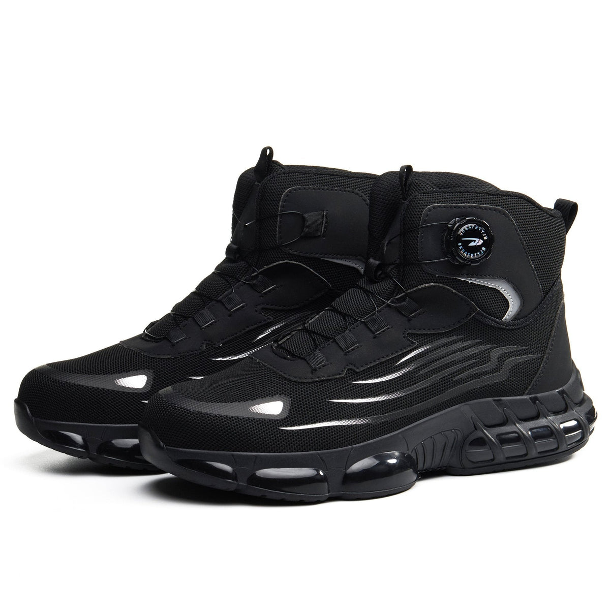 RewanPro Z91 – zimowe buty robocze S1P, czarne, widok trzy czwarte
