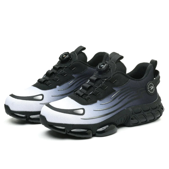 RewanPro Z95 ultralekkie damskie buty robocze szare - system zapięcia Dial