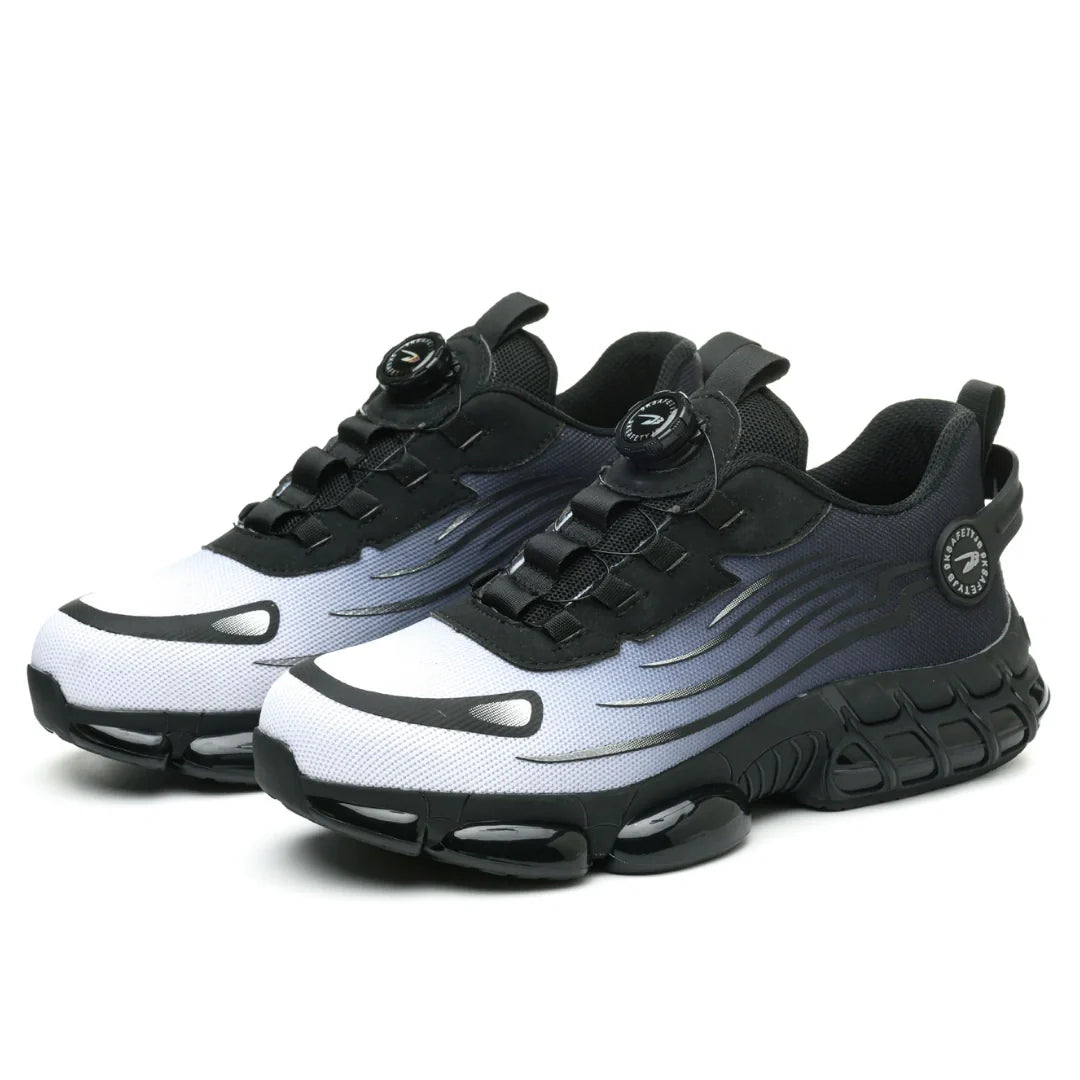 RewanPro Z95 ultralekkie damskie buty robocze szare - system zapięcia Dial
