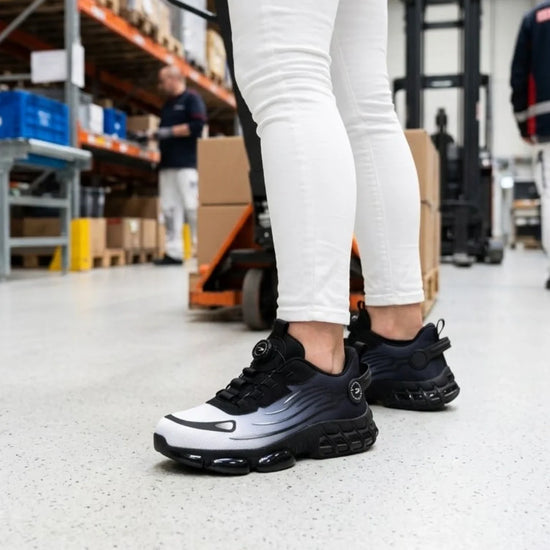 RewanPro Z95 ultralekkie damskie buty robocze - na stanowisku pracy