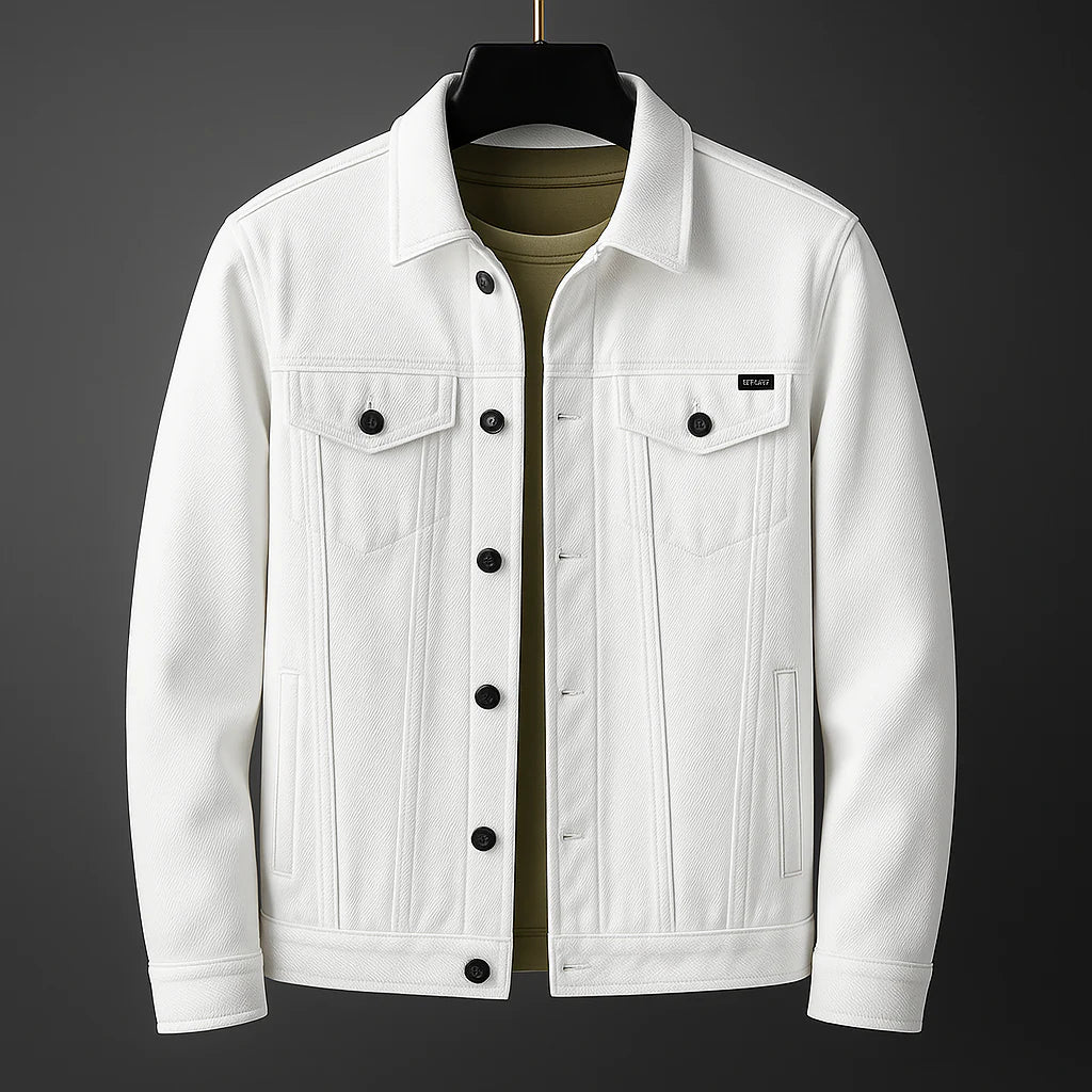 Męska kurtka jeansowa typu trucker – zdjęcie 3