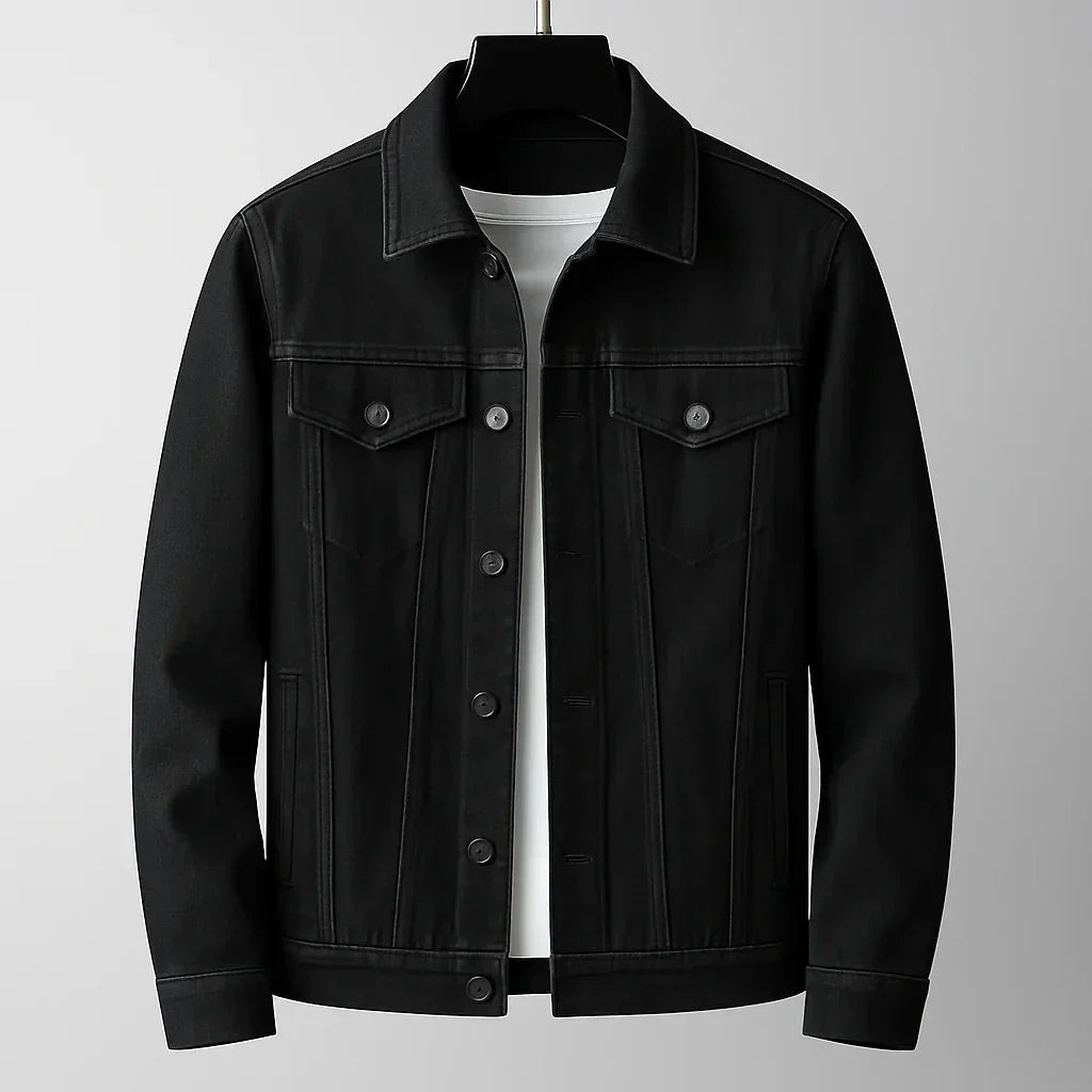 Męska kurtka jeansowa typu trucker – zdjęcie 5