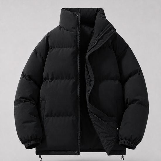 Męska kurtka puchowa oversize – zdjęcie 3