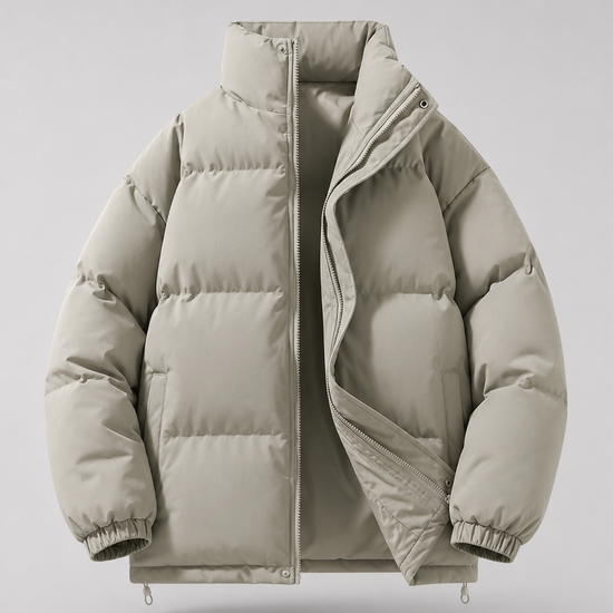 Męska kurtka puchowa oversize – zdjęcie 4