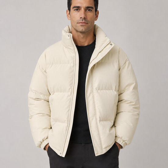 Męska kurtka puchowa oversize – zdjęcie 8