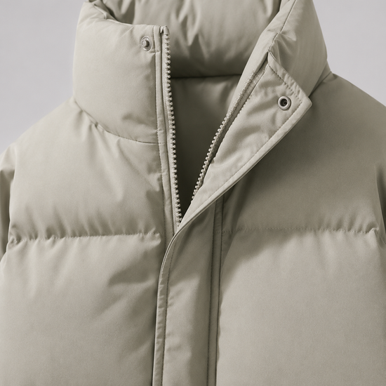 Męska kurtka puchowa oversize – zdjęcie 9