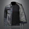 Męska kurtka jeansowa trucker sprana vintage – zdjęcie 2