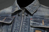 Męska kurtka jeansowa trucker sprana vintage – zdjęcie 5