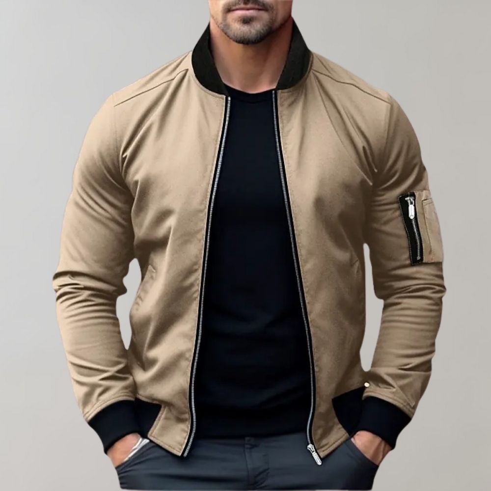 Męska bomberka slim fit – zdjęcie 2