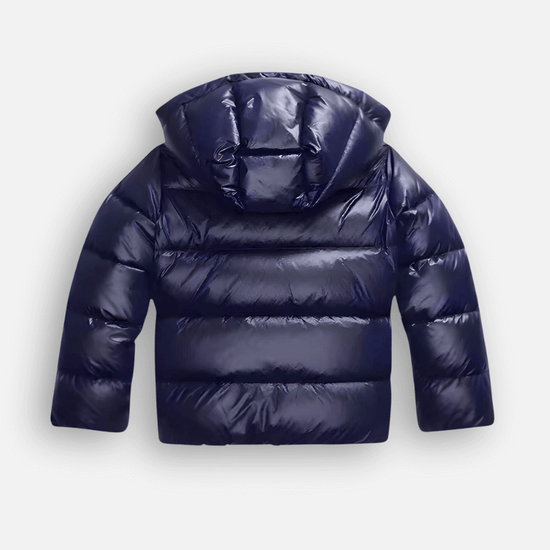 Błyszcząca kurtka pikowana slim fit – zdjęcie 5