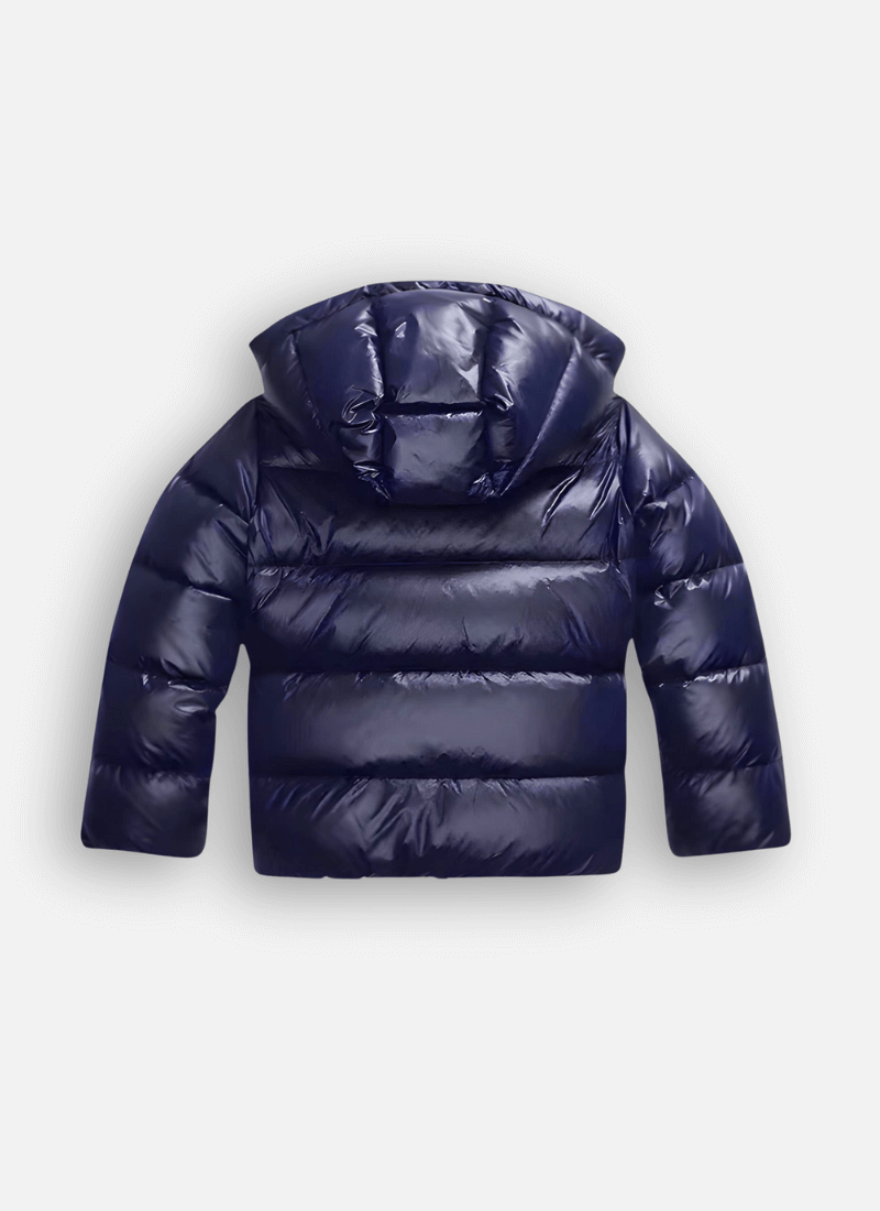 Błyszcząca kurtka pikowana slim fit – zdjęcie 5